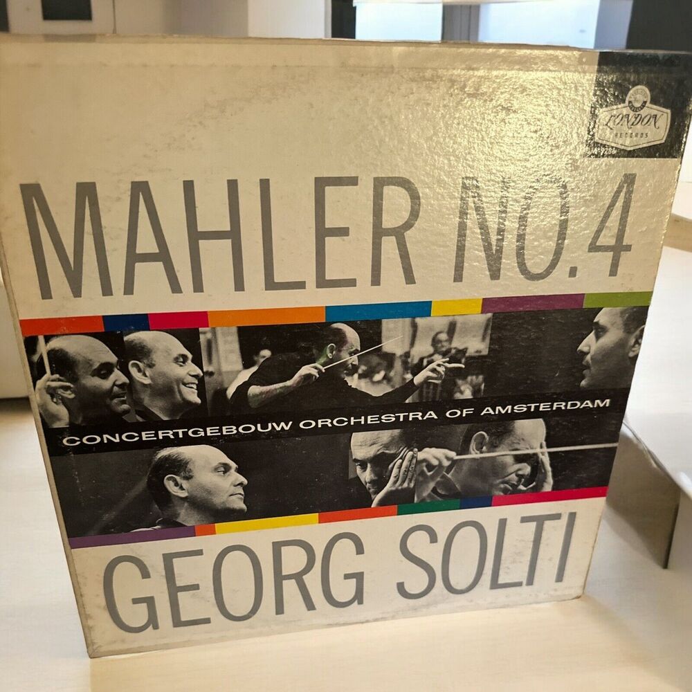 London CM 9286 lp Mahler SYMPHONY Concertgebouw NO. 4 Georg Solti In G Major